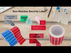 PET bền chống giả mạo dán niêm phong vô hiệu mở nhãn an ninh Để đóng gói