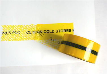 chất lượng Customized OPENVOID Tamper Evident Security Tape / PET Packing Adhesive Tape nhà máy sản xuất